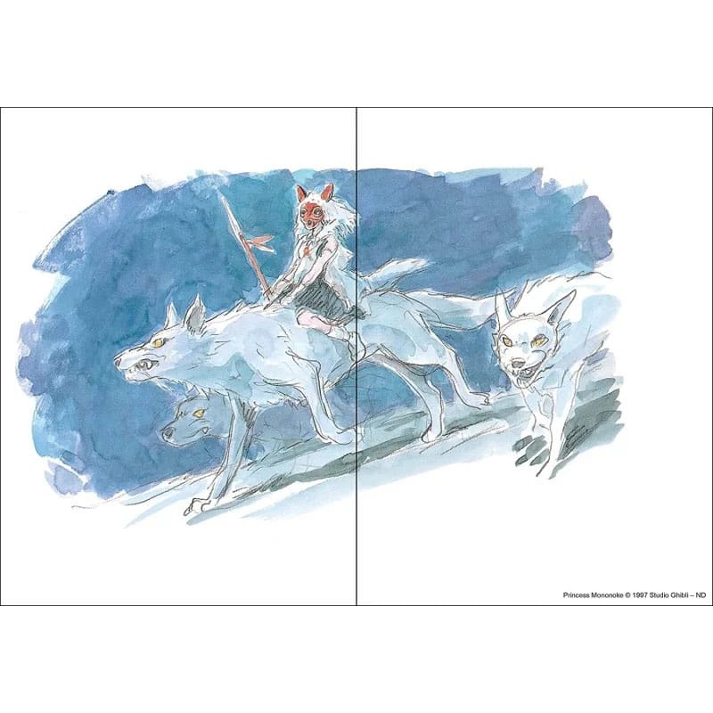 PRINCESS MONONOKE - San - Notebook 17.8x12.7cm