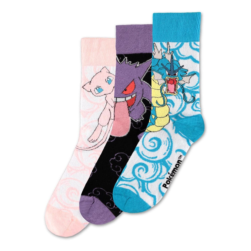 [PREORDER] POKEMON - Crew - Pack of 3 pairs of socks (T43-46)