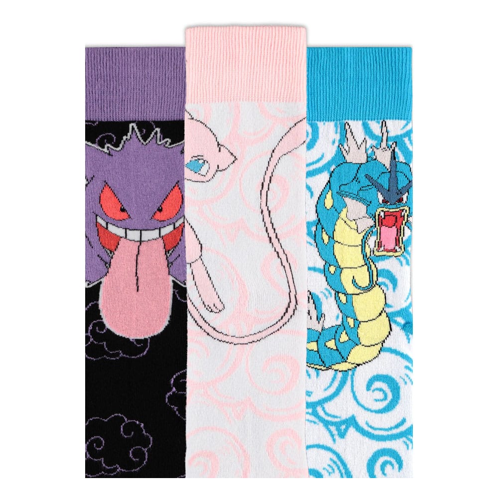[PREORDER] POKEMON - Crew - Pack of 3 pairs of socks (T43-46)
