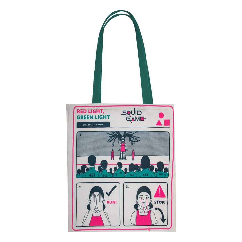 [PREORDER] Squid Game Tote Bag Young-hee Blue Print