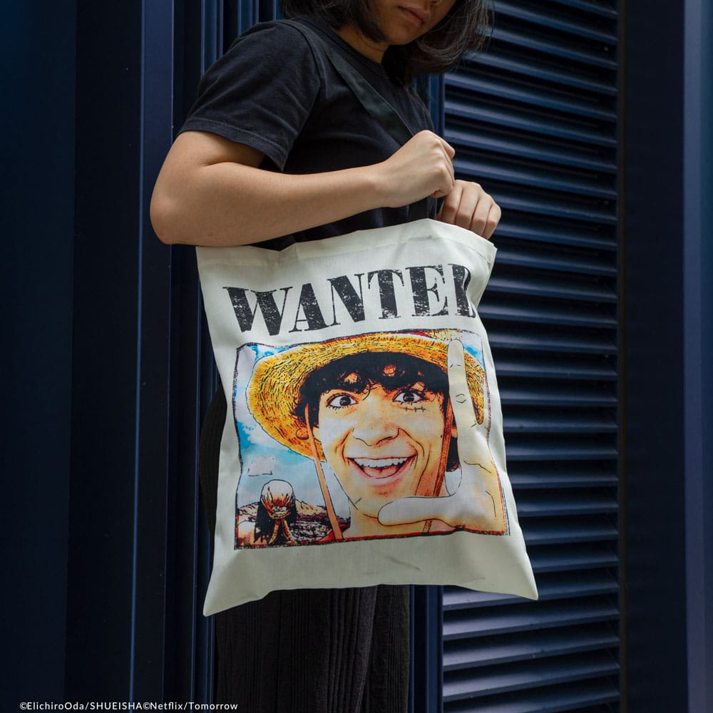 [PREORDER] One Piece Tote Bag Wanted Luffy