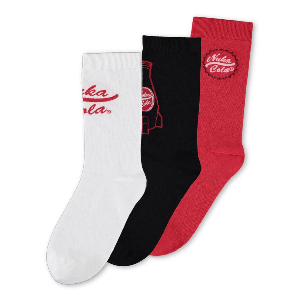FALLOUT - Nuka Cola - Pack of 3 pairs of socks (T39-42)