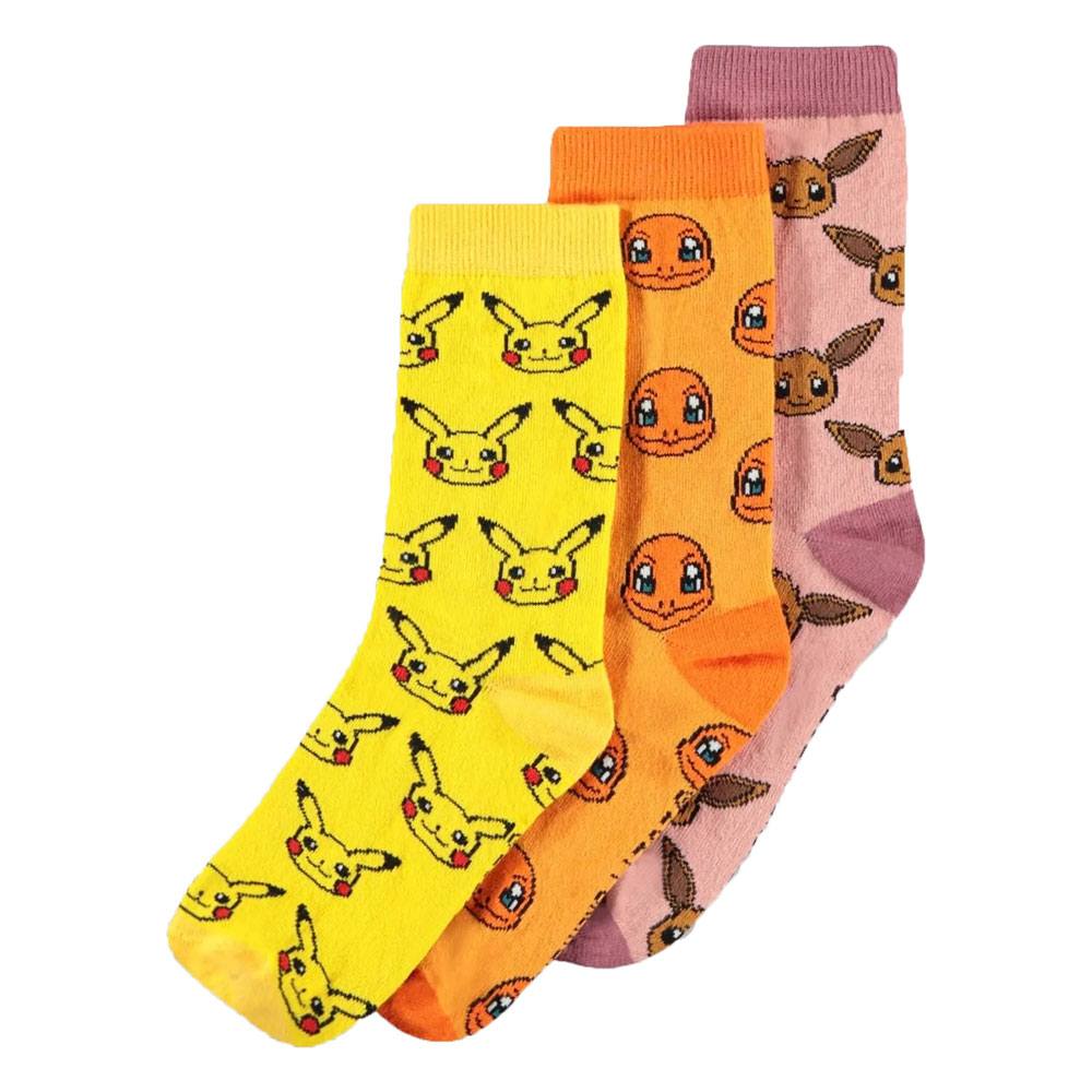 [PREORDER] Pokémon Socks 3-Pack Three Icons 39-42