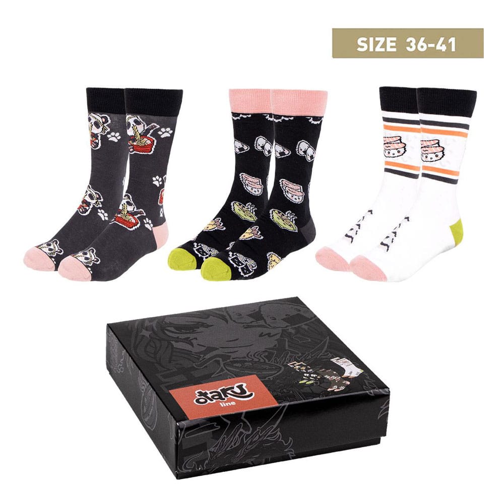 [PREORDER] Socks 3-Pack Otaku 35-41