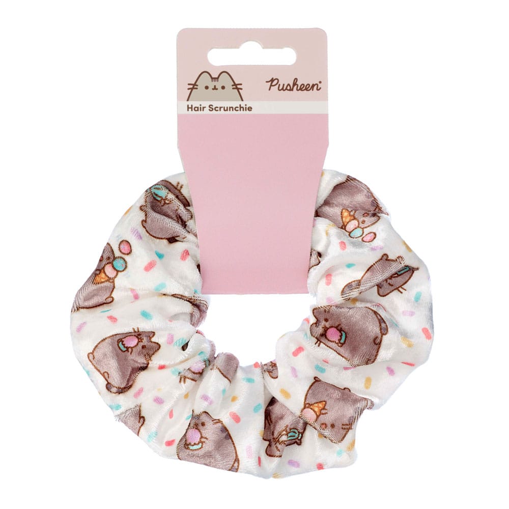 [PREORDER] Pusheen Hair Scrunchie White Ice Cream