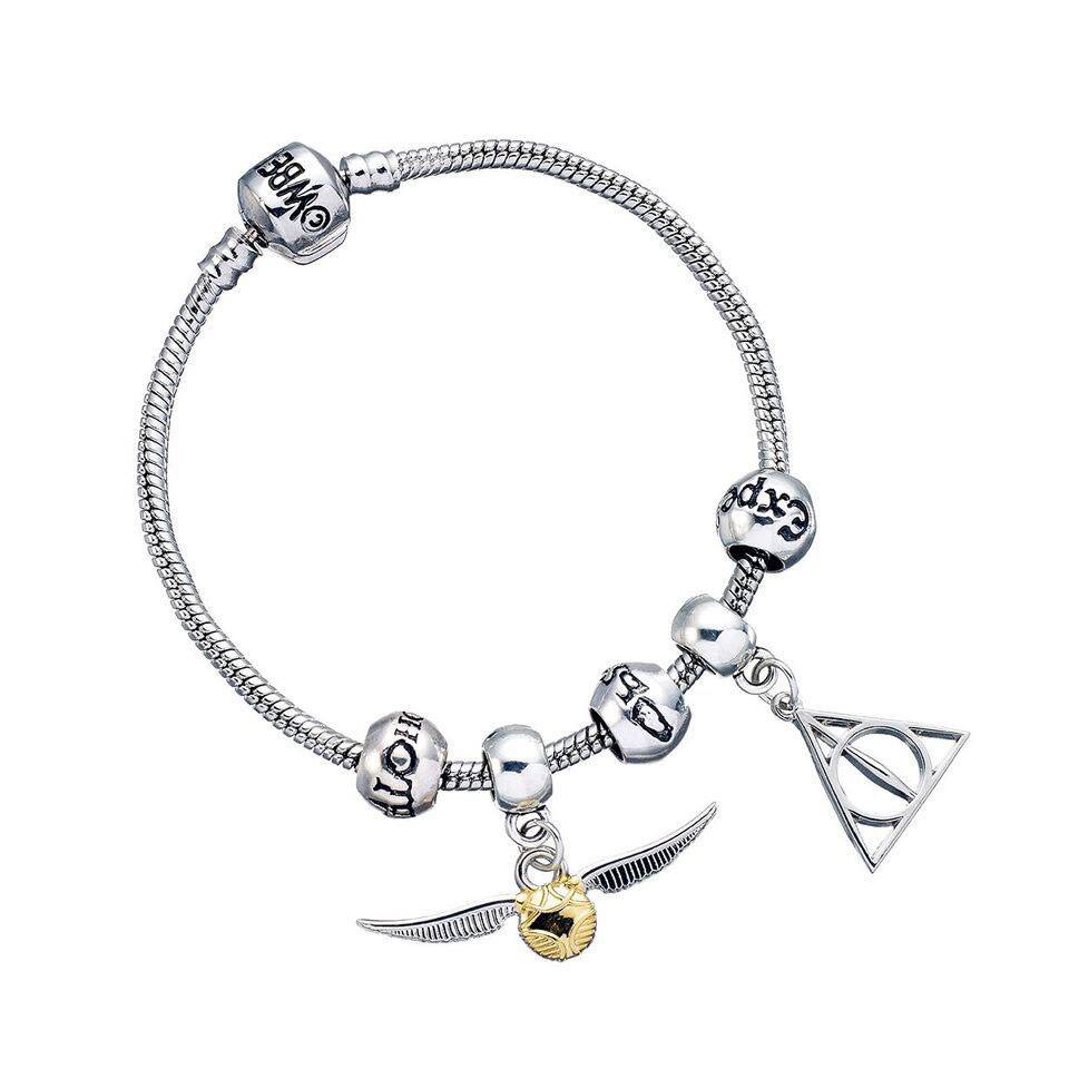 [PREORDER] HARRY POTTER - Bracelet + 2 Charms + 3 Beads - Silver Plated