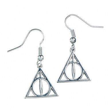 [PREORDER] Harry Potter Deathly Hallows Earrings (silver plated)