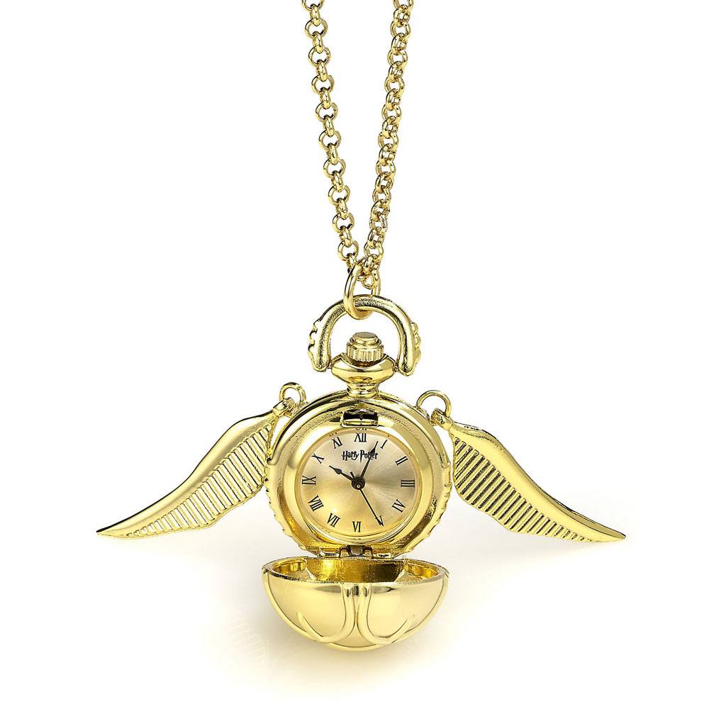 [PREORDER] Harry Potter Watch Necklace Golden Snitch (gold plated)