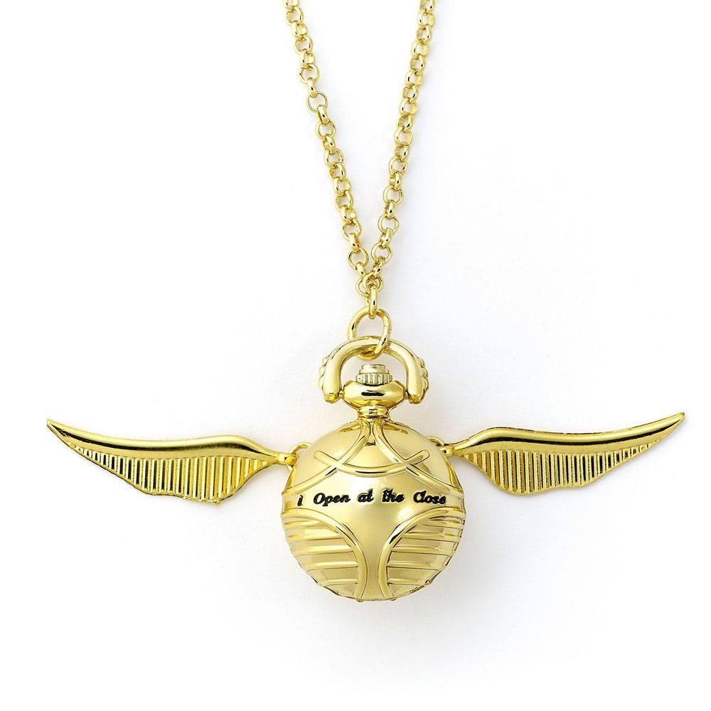 [PREORDER] Harry Potter Watch Necklace Golden Snitch (gold plated)
