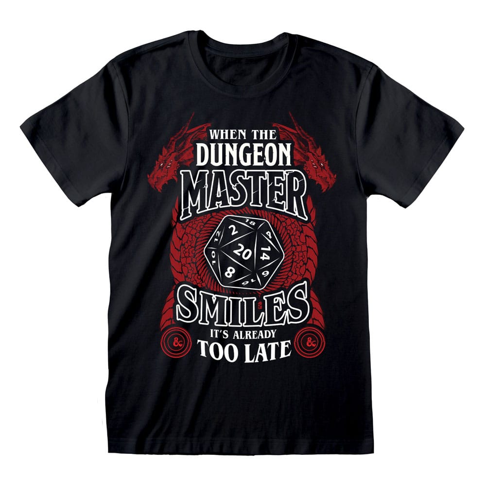 [PREORDER] Dungeons & Dragons T-Shirt When The Dungeon Master Smiles Size S