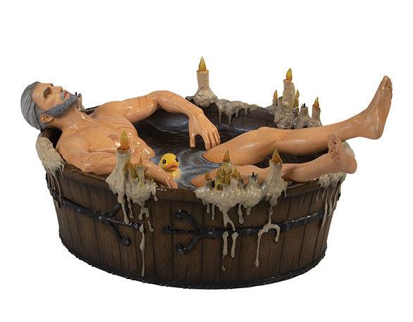 [PREORDER] The Witcher 3 Wild Hunt Statue Geralt in the Bath 9 cm