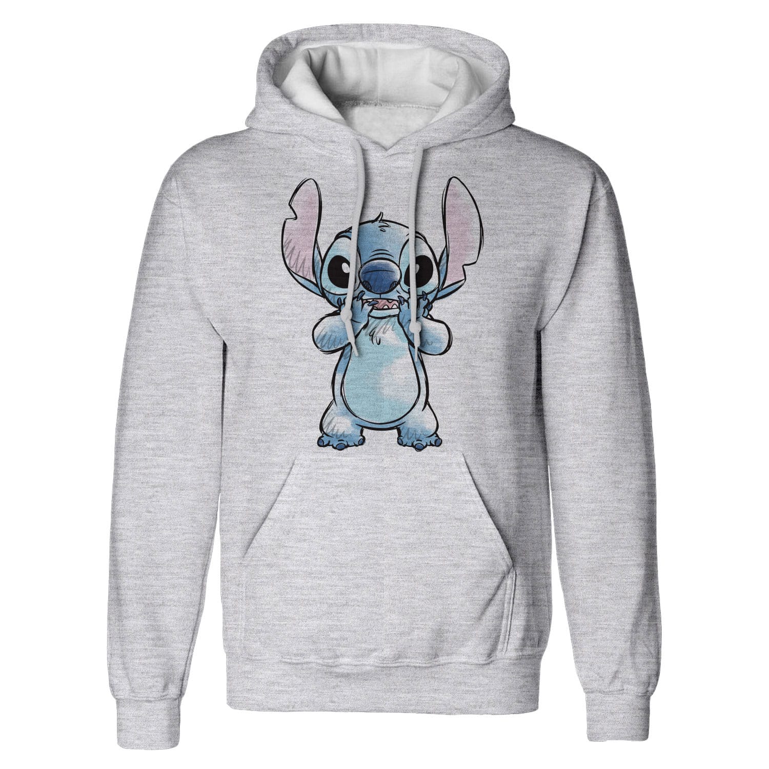 [PREORDER] Lilo & Stitch Hooded Sweater Hands On Face Sketched  Size M