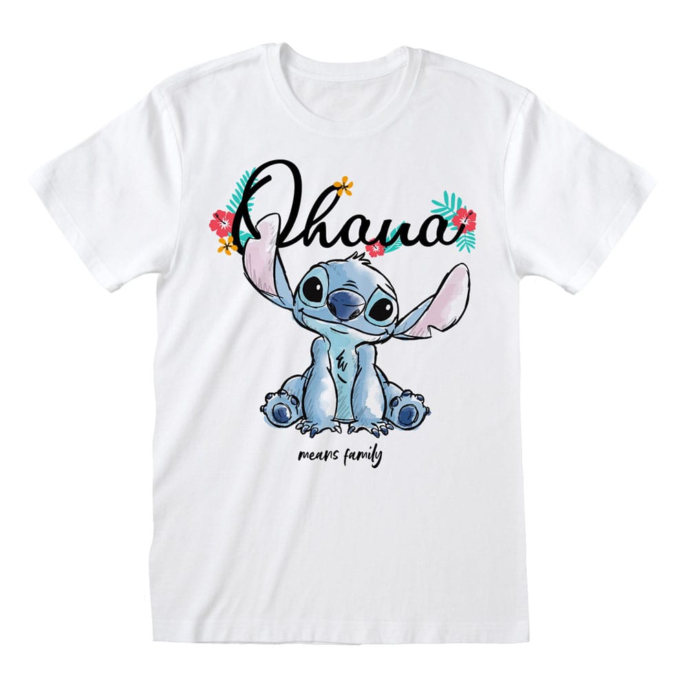 [PREORDER] Lilo & Stitch T-Shirt Ohana Means Family White Size M