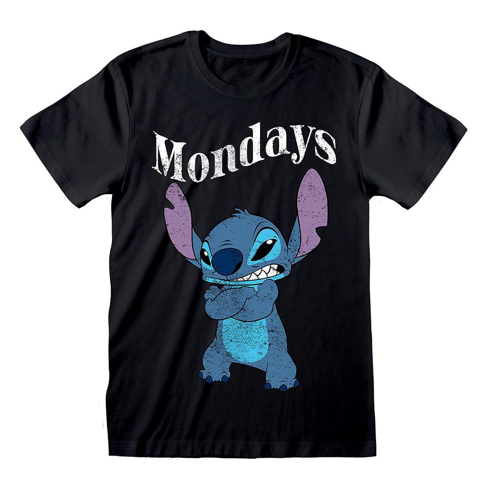 [PREORDER] Lilo & Stitch T-Shirt Stitch Mondays Black Size S
