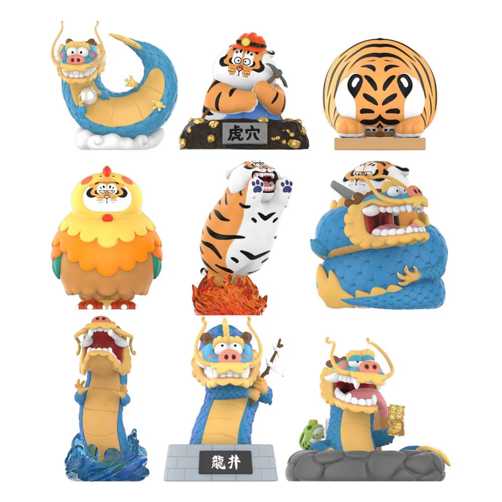 ALEXANDER the Fat Tiger - Long Teng Hu - Blind Box 8 Figure set 10cm