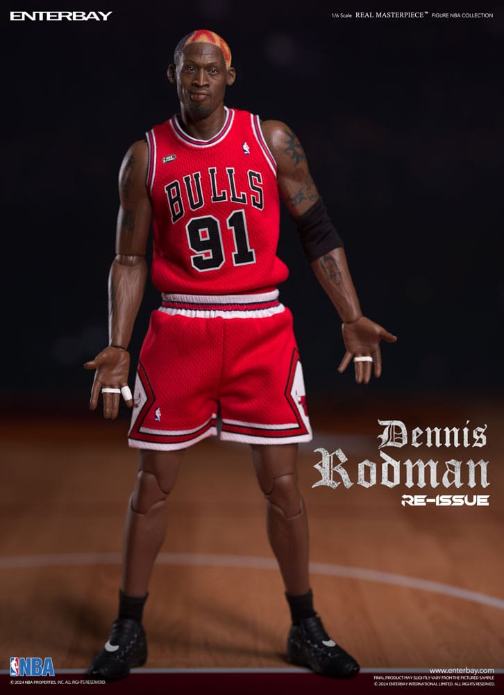 [PREORDER] NBA Collection Real Masterpiece Actionfigur 1/6 Dennis Rodman Limited Retro Editon 33 cm