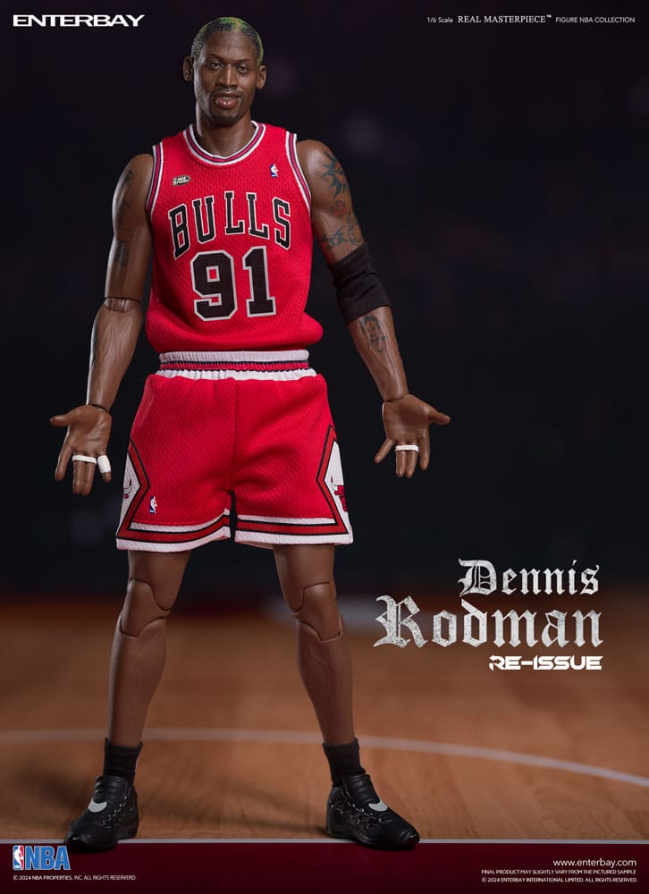 [PREORDER] NBA Collection Real Masterpiece Actionfigur 1/6 Dennis Rodman Limited Retro Editon 33 cm