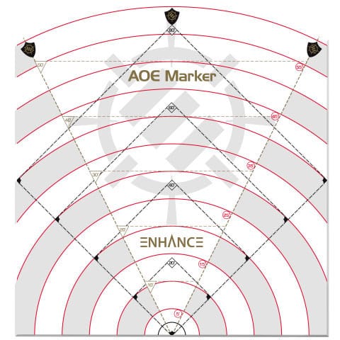 [PREORDER] Enhance RPG Series 30ft Spell AoE Damage Template