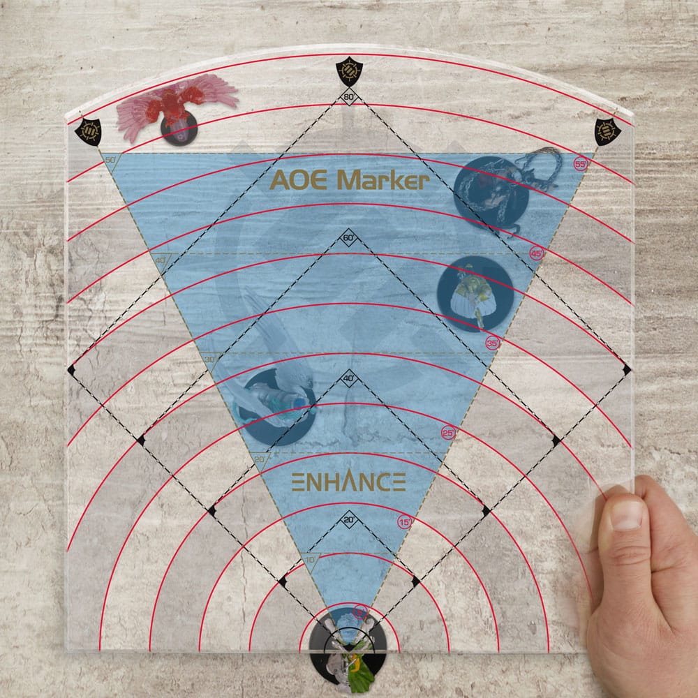 [PREORDER] Enhance RPG Series 30ft Spell AoE Damage Template