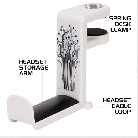 [PREORDER] Enhance Headphone Mount White