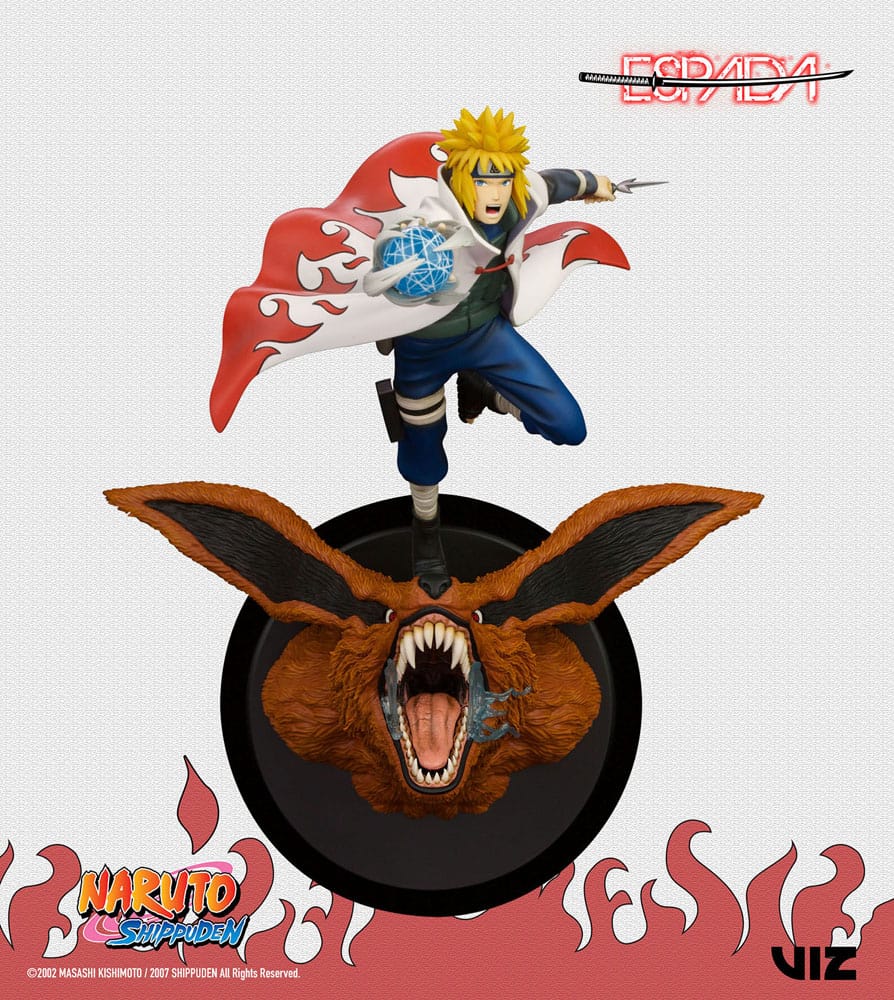[PREORDER] Naruto Shippuden PVC Statue 1/8 Minato Namikaze Vs Nine Tailed Fox 41 cm