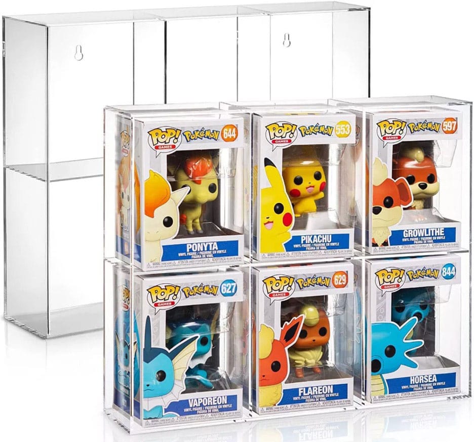[PREORDER] EVORETRO - 6 slots acrylic display case for Funko Pop