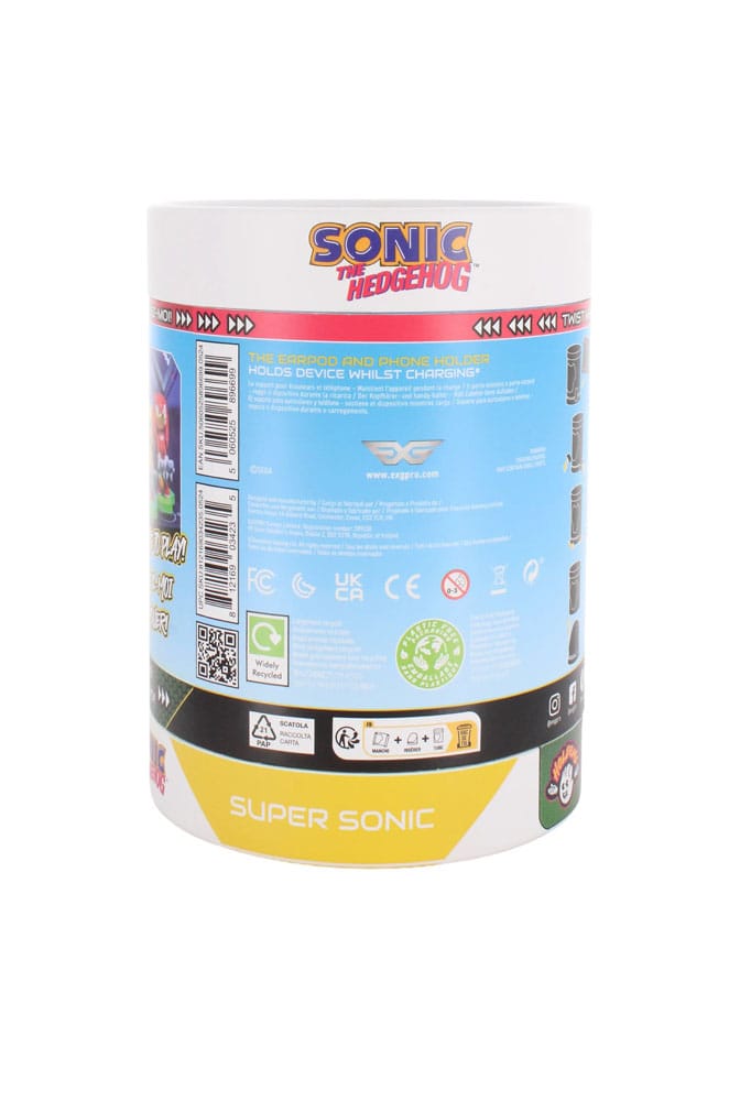 SONIC - Super Sonic - Controller & Phone Support 'Holdem' - 11cm