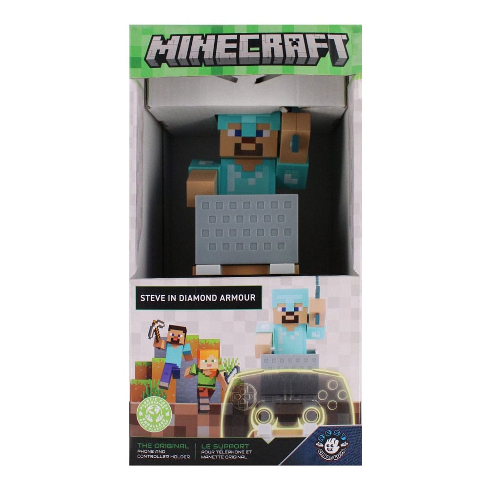 MINECRAFT - Steeve in Armour - Controller & Phone Support - 20cm