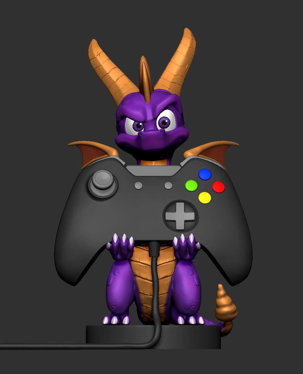 [PREORDER] Spyro the Dragon Cable Guys Charging Stand Spyro 20 cm