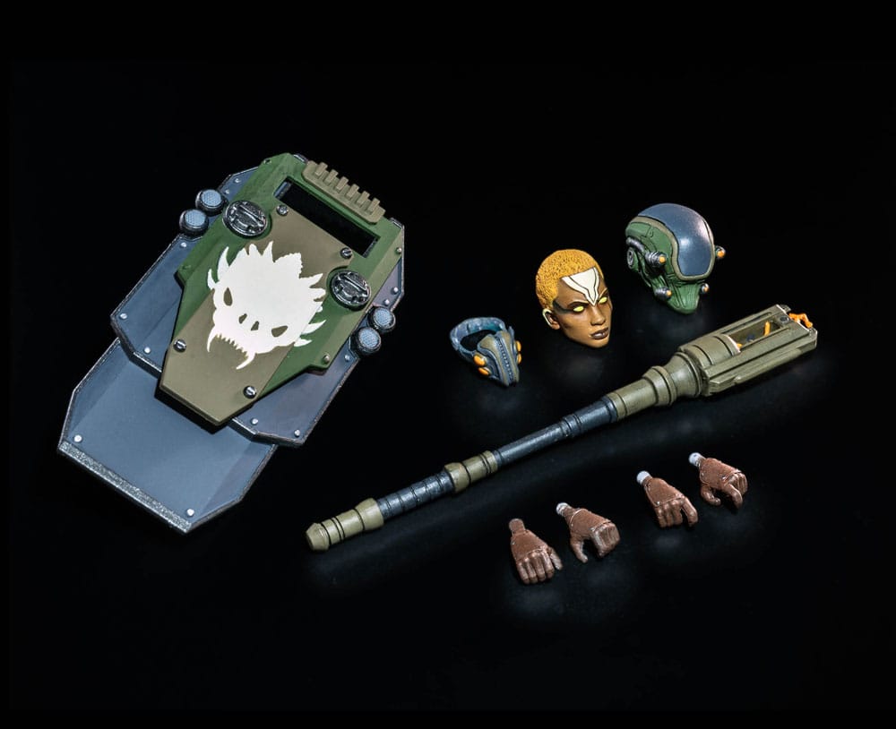 [PREORDER] Cosmic Legions: OxKrewe Book Two Harrow Zone Actionfigur Jobara Kee 18 cm