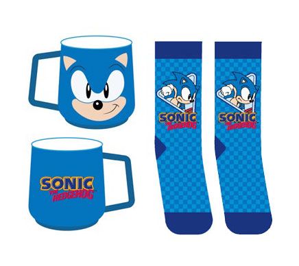 [PREORDER] SONIC - Gift Box - Mug 460ml + 1 Pair of Socks (One Size)