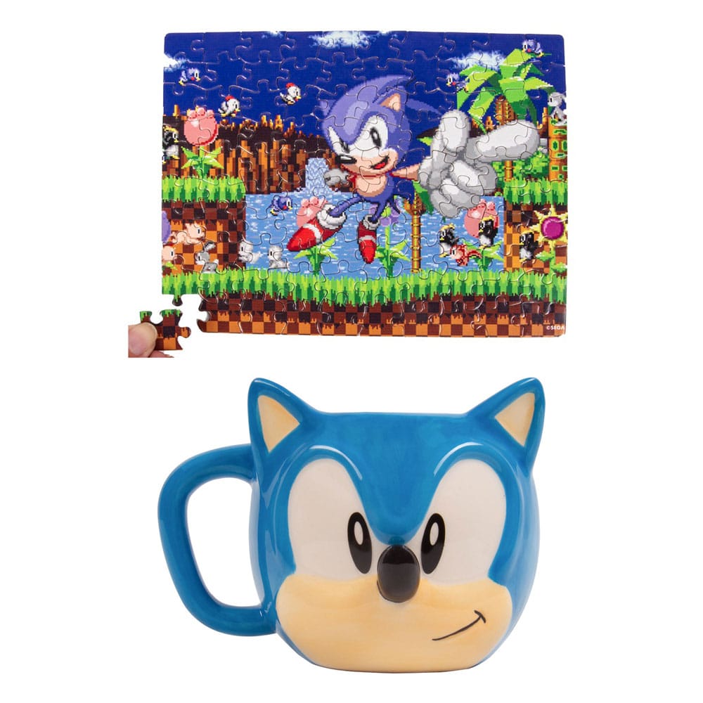 [PREORDER] Sonic the Hedgehog Mug & Jigsaw Puzzle Set Sonic