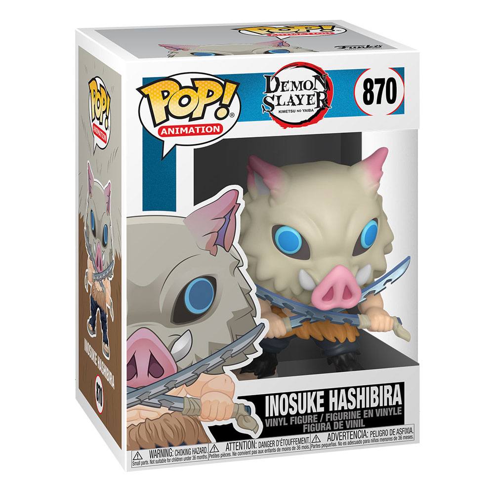 [PREORDER] Demon Slayer POP! Animation Vinyl Figure Inosuke Hashibira 9 cm