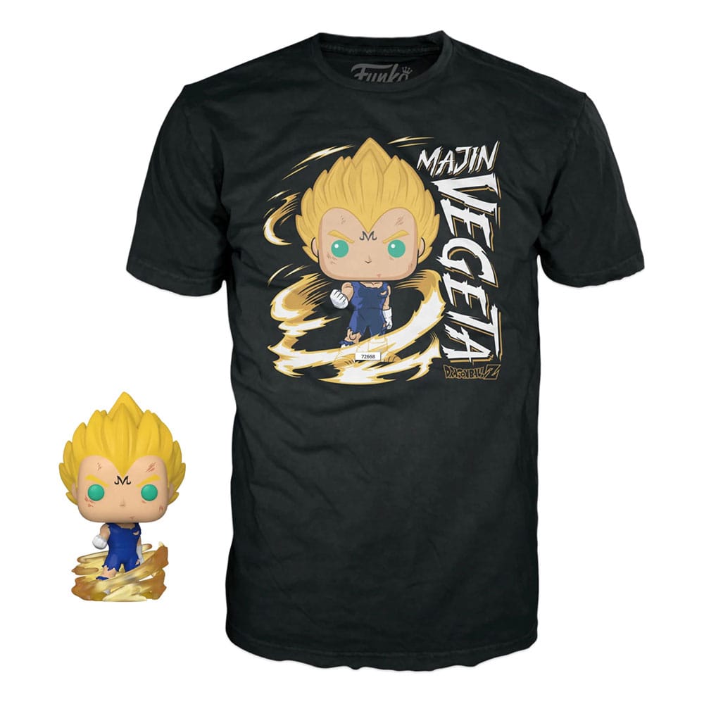 [PREORDER] Dragonball Z POP! & Tee Box Majin Vegeta (GW) Size M
