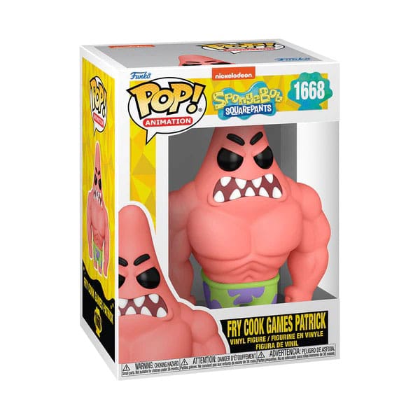 [PREORDER] SpongeBob SquarePants 25th Anniversary POP! Vinyl Figure Patrick w/Muscles 9 cm