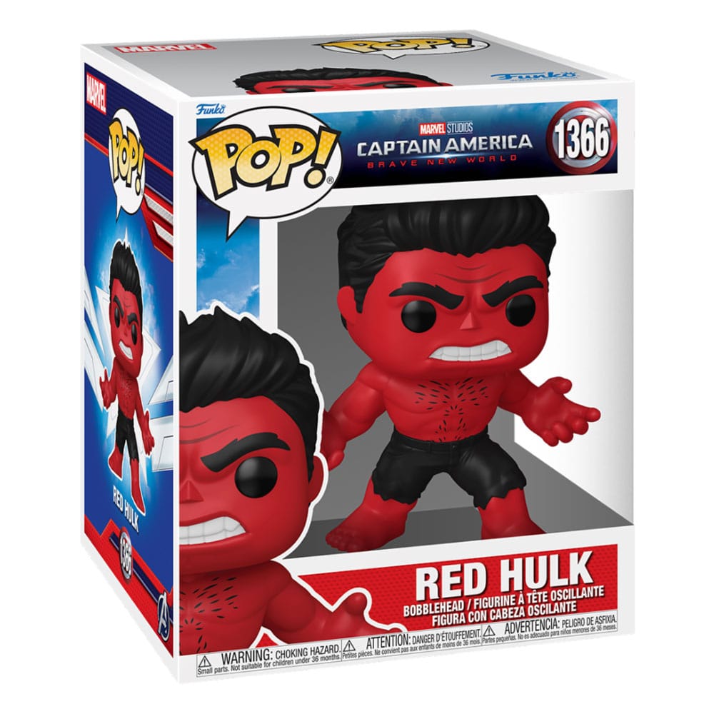 [PREORDER] Captain America Brave New World Oversized POP! Vinyl Figure Red Hulk 15 cm