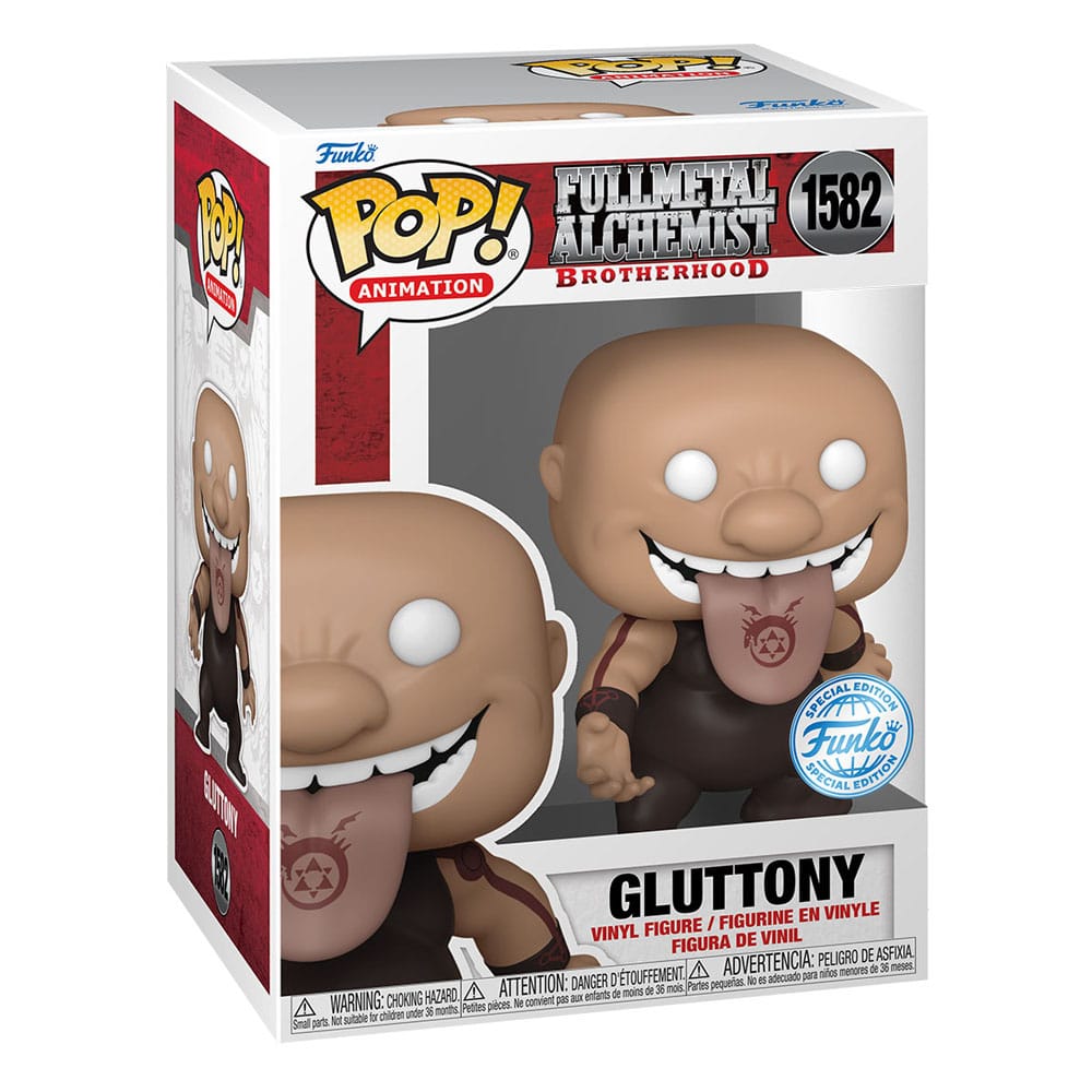 [PREORDER] Fullmetal Alchemist Brotherhood POP! Animation Vinyl Figure Gluttony 9 cm