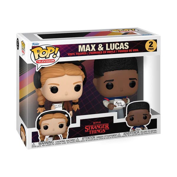 [PREORDER] Stranger Things POP! Animation Vinyl Figures 2-Pack Max & Lucas 9 cm