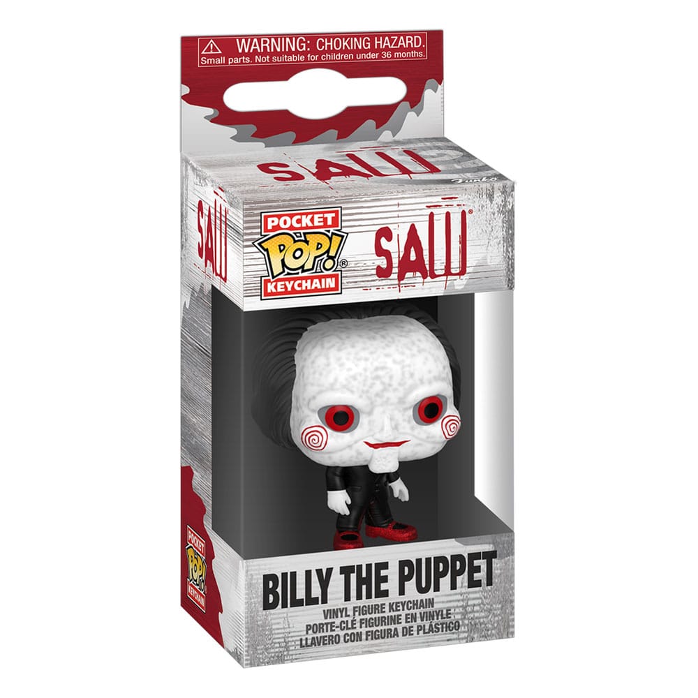 [PREORDER] Saw Pocket POP! Vinyl Keychains 4 cm Billy the Puppet Display (12)