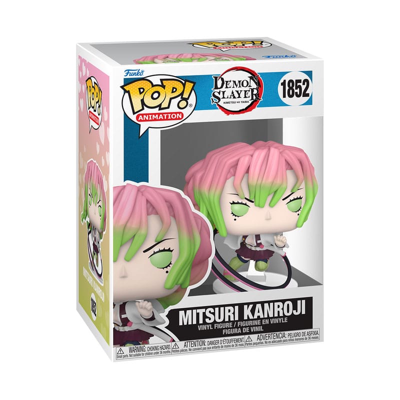 [PREORDER] Demon Slayer: Kimetsu no Yaiba POP! Animation Vinyl Figure Mitsuri (Attack) 9 cm