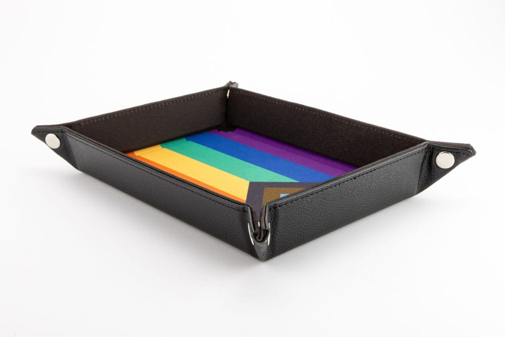 [PREORDER] FanRoll Folding Dice Tray Pride Rainbow Flag