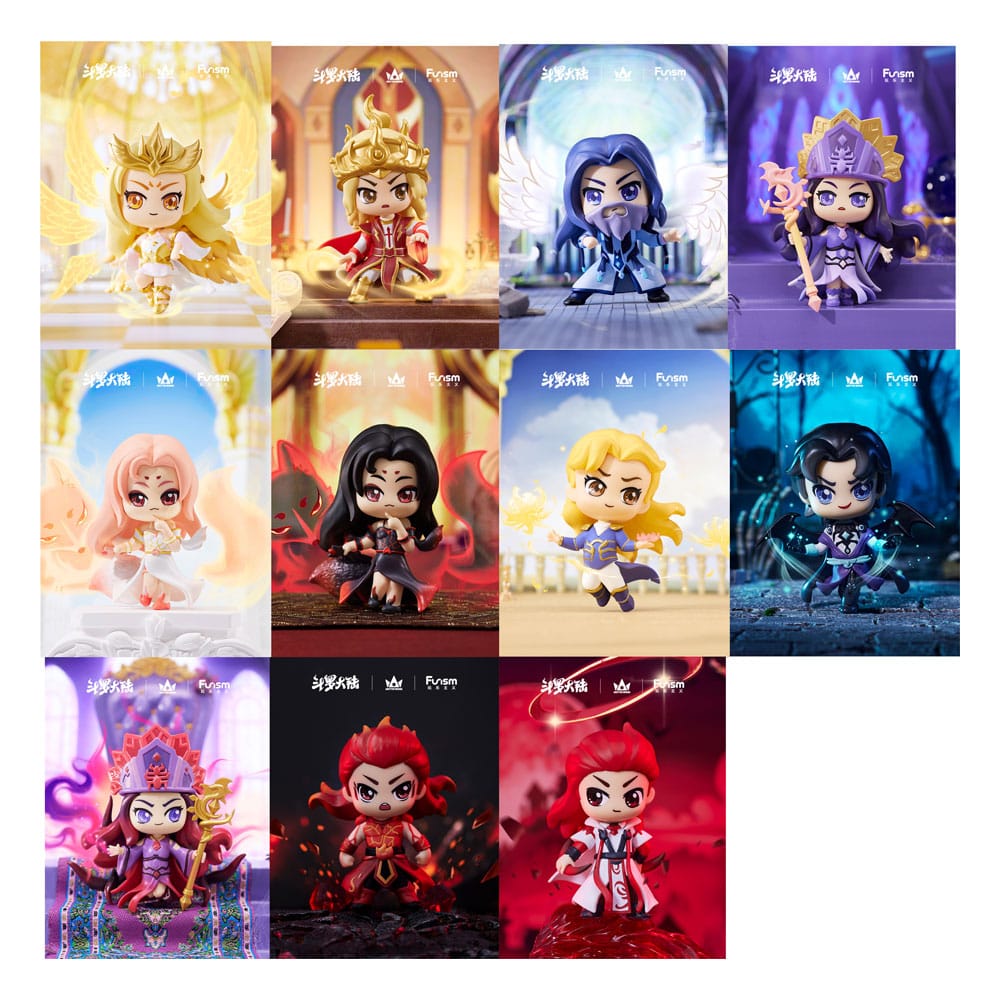 [PREORDER] Soul Land Wuhun Hall Series Mini Figures 9 cm Display (8)