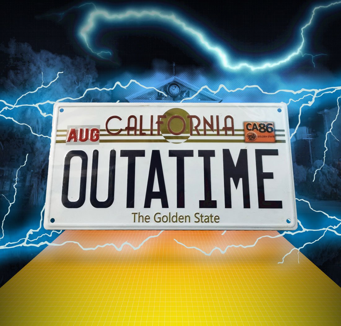 [PREORDER] BACK TO THE FUTURE - Outatime Number Plate Replica