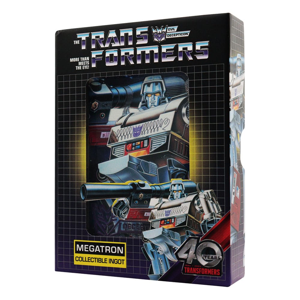TRANSFORMERS - 40th Anniversary - Decepticons - Limited Edition Ingot