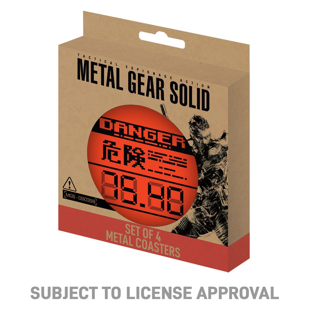 [PREORDER] Metal Gear Solid Coaster 4-Pack