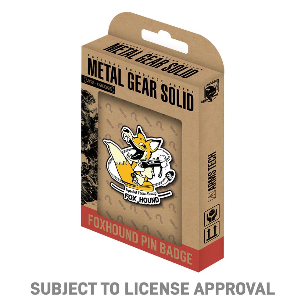 [PREORDER] Metal Gear Solid Pin Badge Foxhound Limited Edition