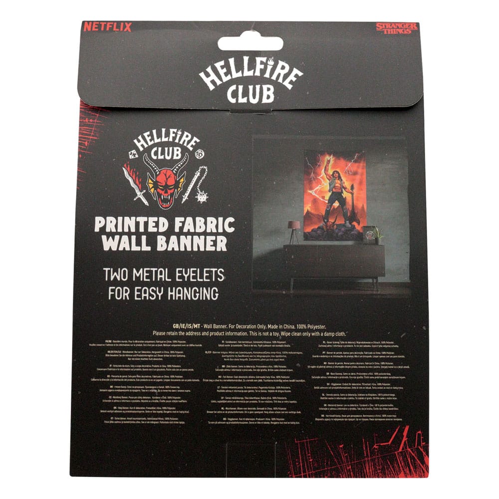 STRANGER THINGS - Eddie - Wall Banner '125 x 85 cm'