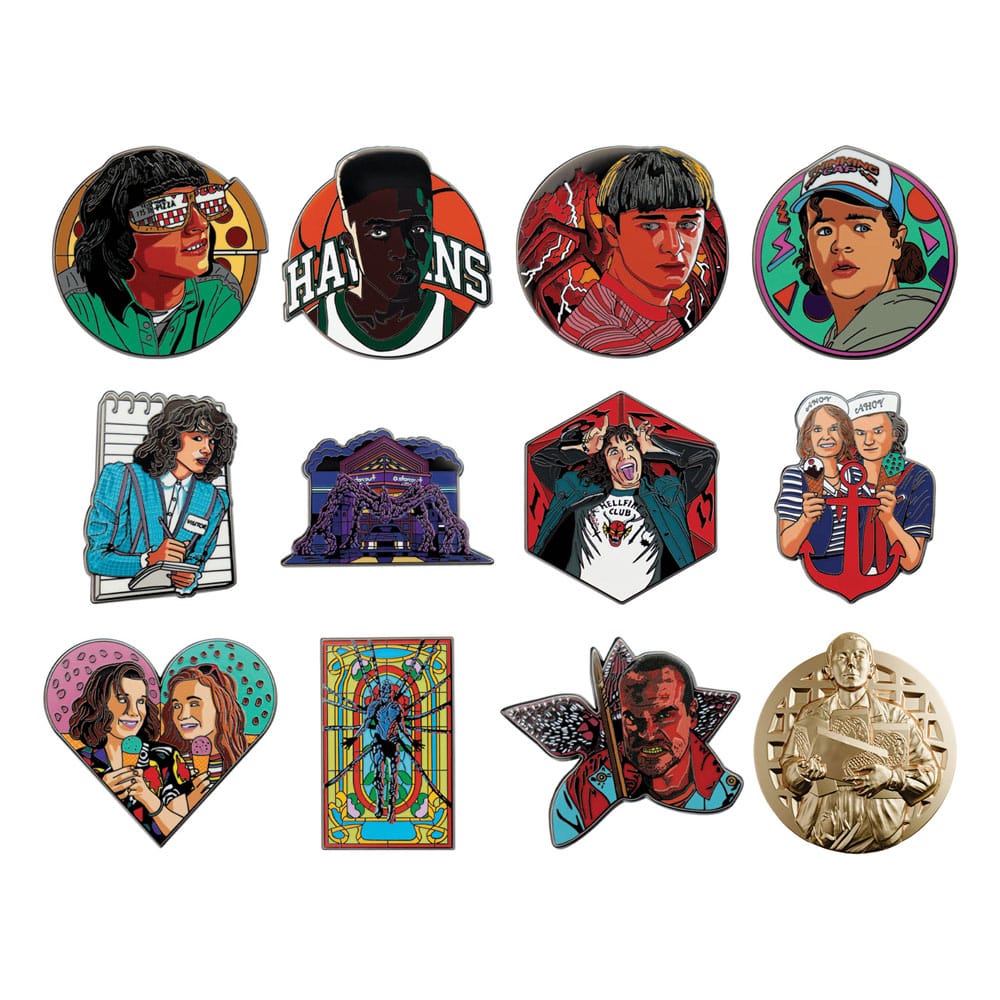 [PREORDER] Stranger Things World Pin Badge Display Mystery Pin Badge (12)