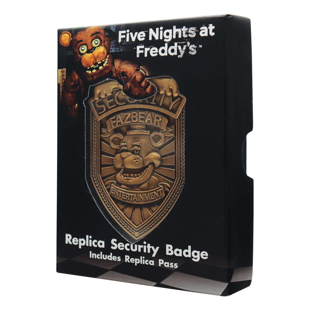 [PREORDER] FIVE NIGHTS AT FREDDY'S - Replica Security Badge - Limited Edition