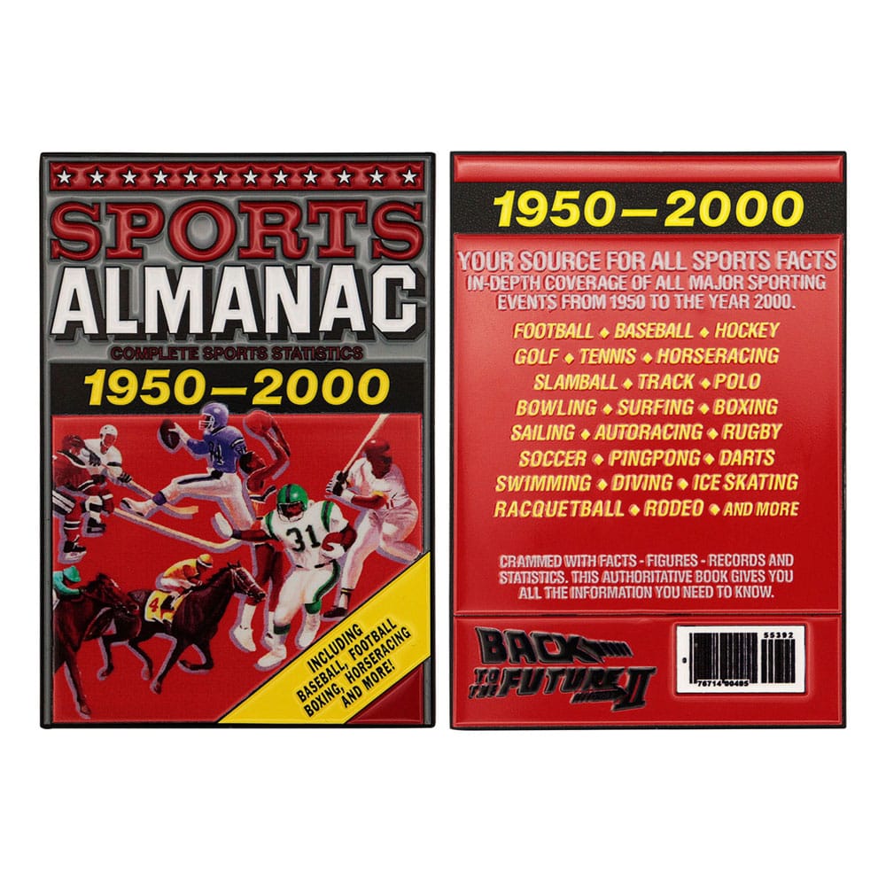BACK TO THE FUTURE - Sports Almanac - Limited Edition Ingot